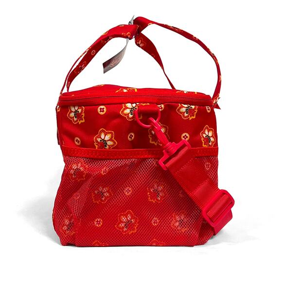 Vera Bradley Lighten Up NFL KC Chiefs Cooler New $110 Red Yellow Bandana Tote - Picture 2 of 12